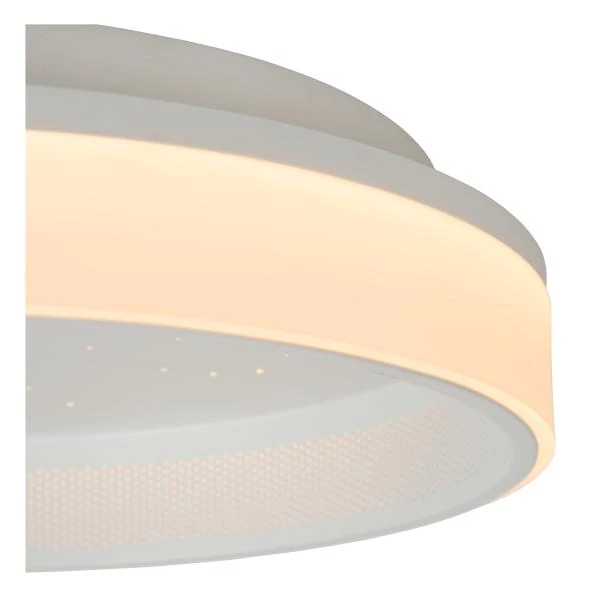 Lucide ESTREJA - Lámpara de techo - Ø 40 cm - LED Regul. - CCT - 2500K/3000K - Blanco - detalle 2